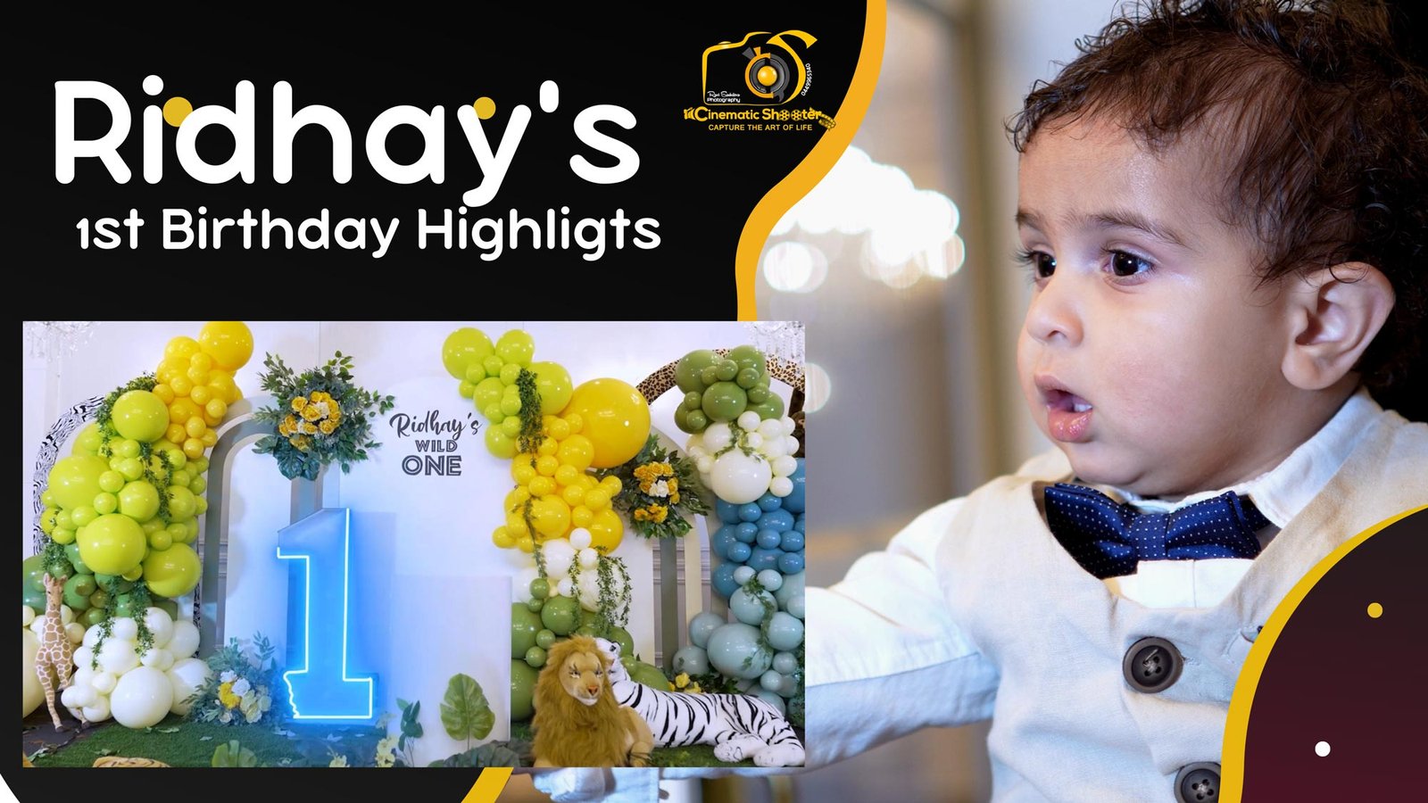 A beautiful celebration of Ridhay’s 1st Birthday Highlights from Ultima Function Centre Wedding & Events, Keilor Park