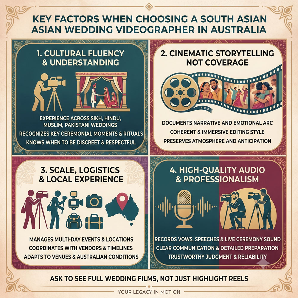 Choosing a South Asian Wedding Videographer Australia