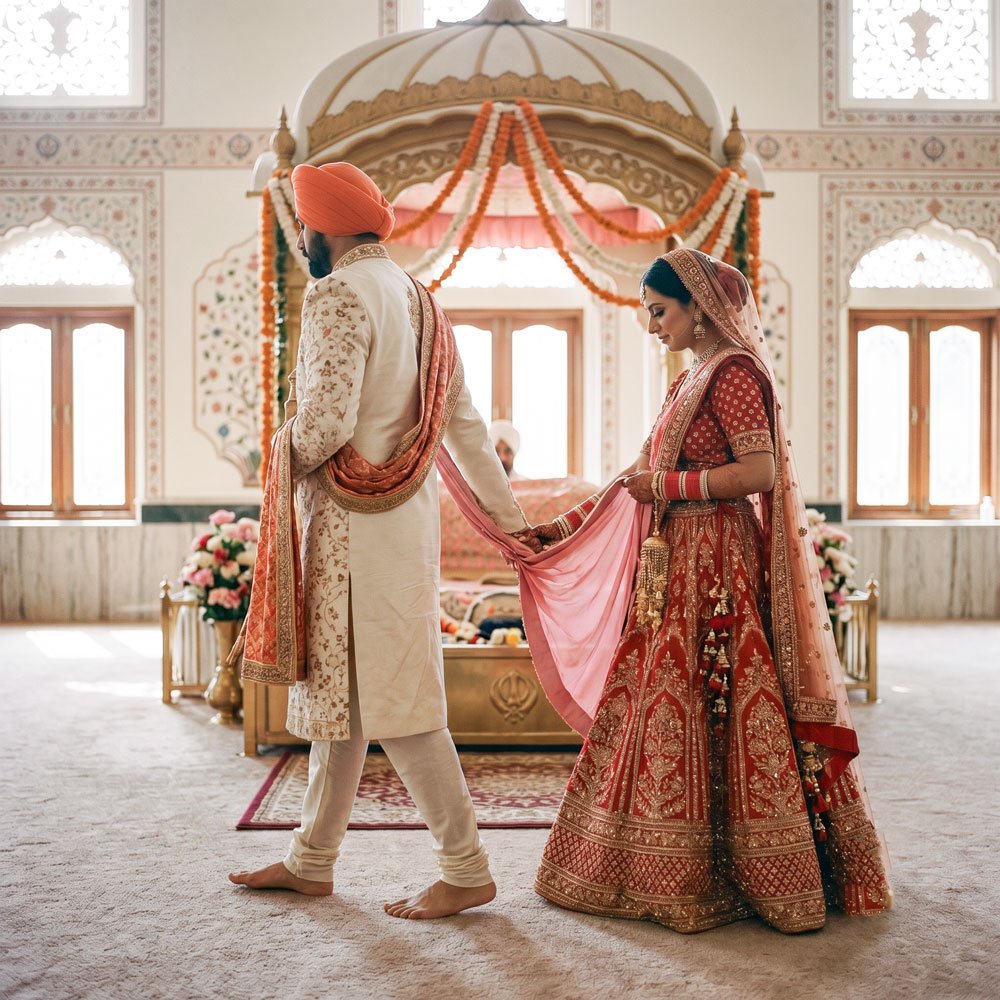 Sikh Wedding Photographer and Anand Karaj Films