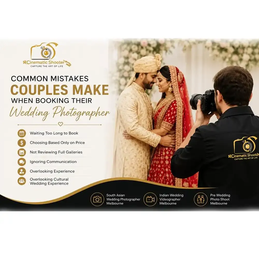 Wedding photographer booking mistakes