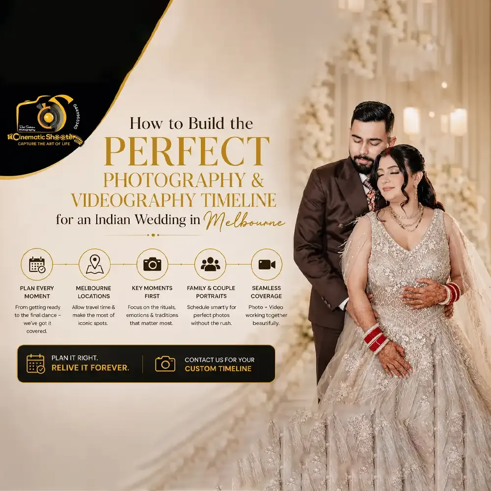 Indian wedding photography timeline